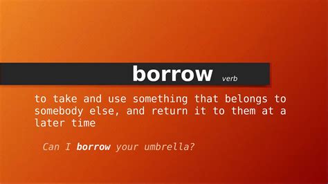 borrow deutsch|borrow meaning.